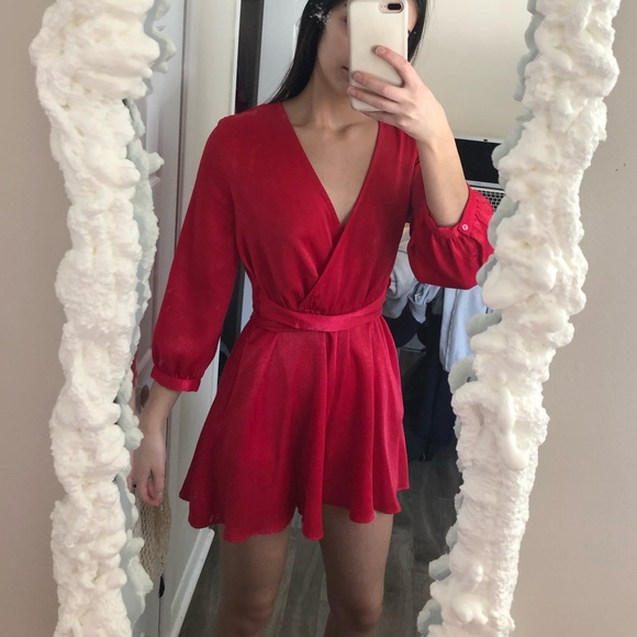 ZARA Satin Effect Bow Jumpsuit/Romper - Picture 5 of 5
